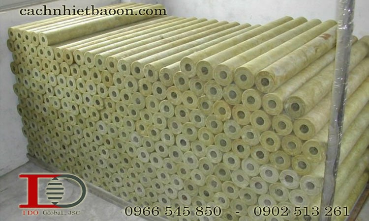 Bông khoáng dạng ống định hình bảo ôn