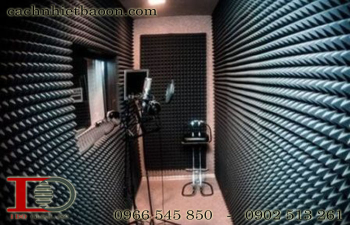 Mút gai tiêu âm studio màu xám