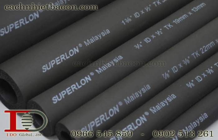 Ống bảo ôn cao su lưu hóa dày 13 mm