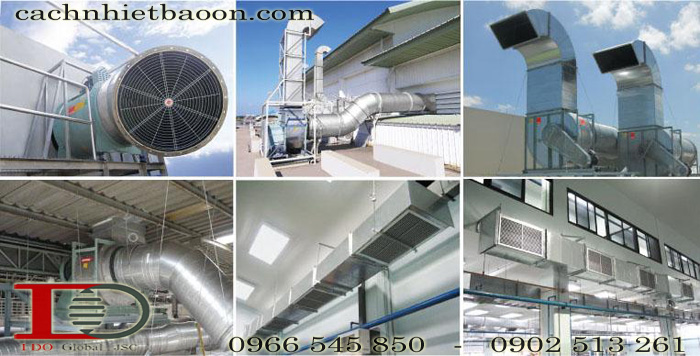 Chống nóng nhà xưởng bằng hệ thống ống gió