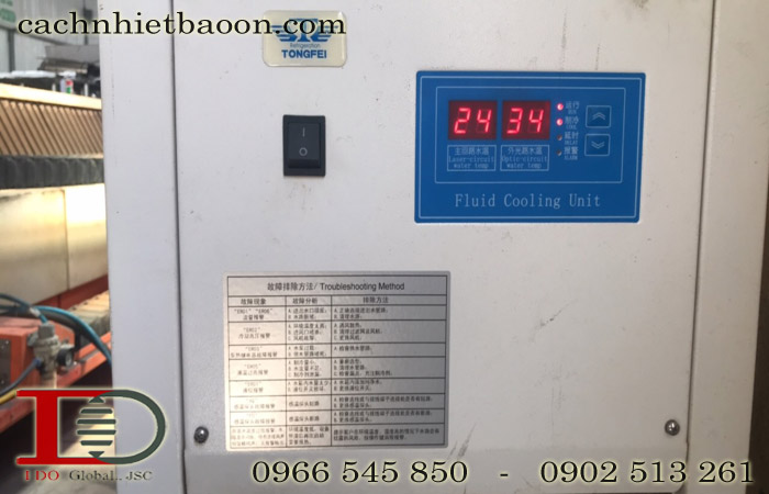 Màn hình hiển thị nhiệt độ điều hòa tủ điện